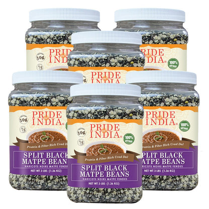 Indian Split Black Gram Matpe Beans - Protein & Fiber Rich Urad Dal Jar - ConsciousValues