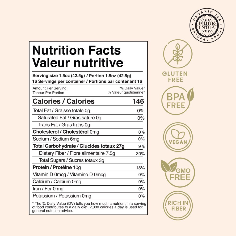 Indian Split Masur Red Lentils - Protein & Fiber Rich Masoor Dal Jar - ConsciousValues