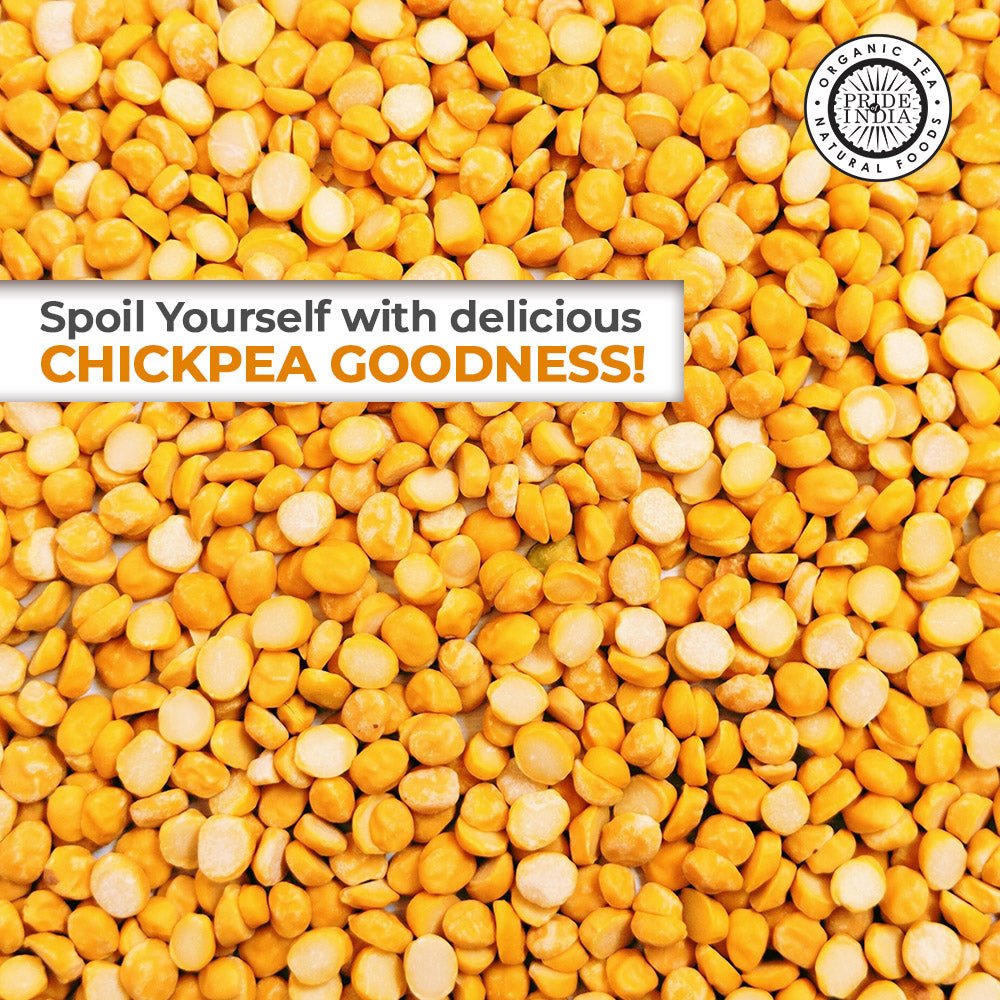 Indian Split Yellow Chickpea Lentils - Protein & Fiber Rich Chana Dal Jar - ConsciousValues