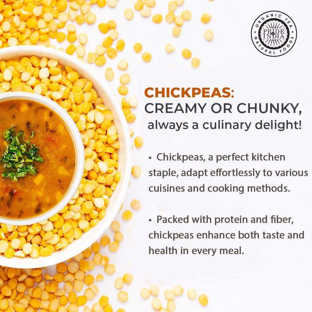 Indian Split Yellow Chickpea Lentils - Protein & Fiber Rich Chana Dal Jar - ConsciousValues