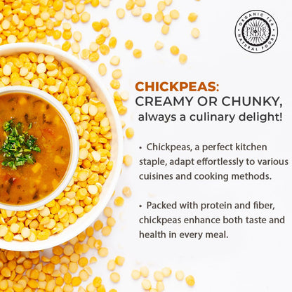Indian Split Yellow Chickpea Lentils - Protein & Fiber Rich Chana Dal Jar - ConsciousValues