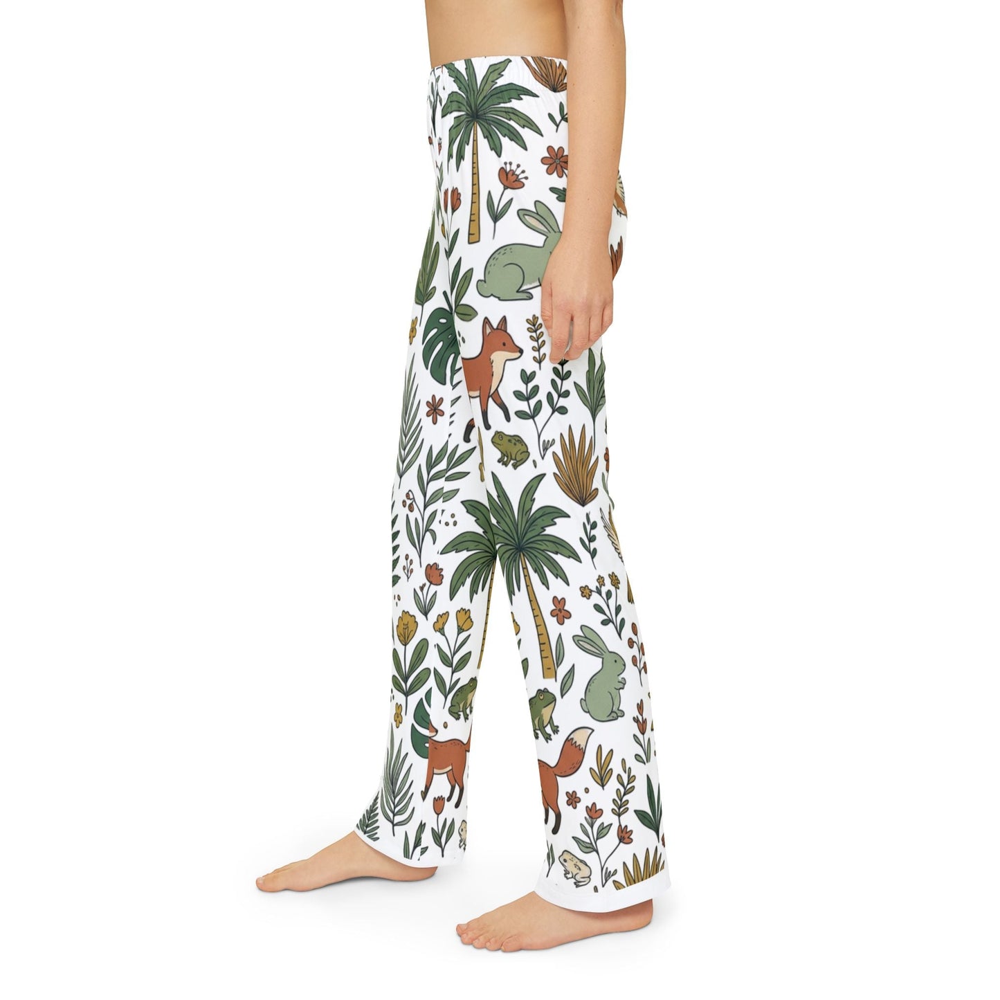Kids Lounge Pants — Forest Friends All-Over Print - ConsciousValues
