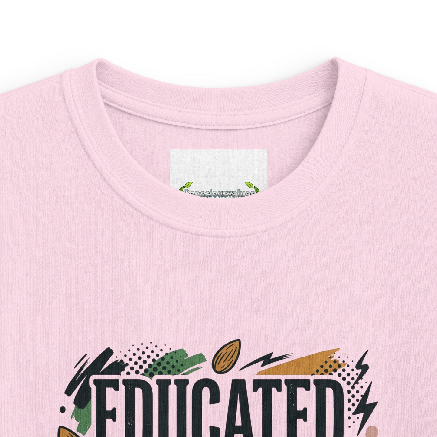 Kids Tee — "Educated, Agitated, and Well-Hydrated on Plant Milk" Graphic Tee - ConsciousValues