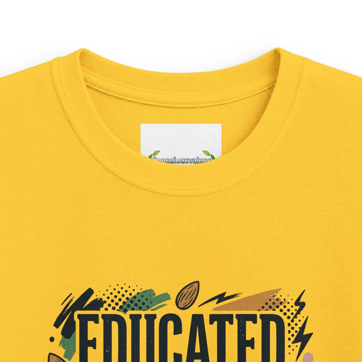 Kids Tee — "Educated, Agitated, and Well-Hydrated on Plant Milk" Graphic Tee - ConsciousValues