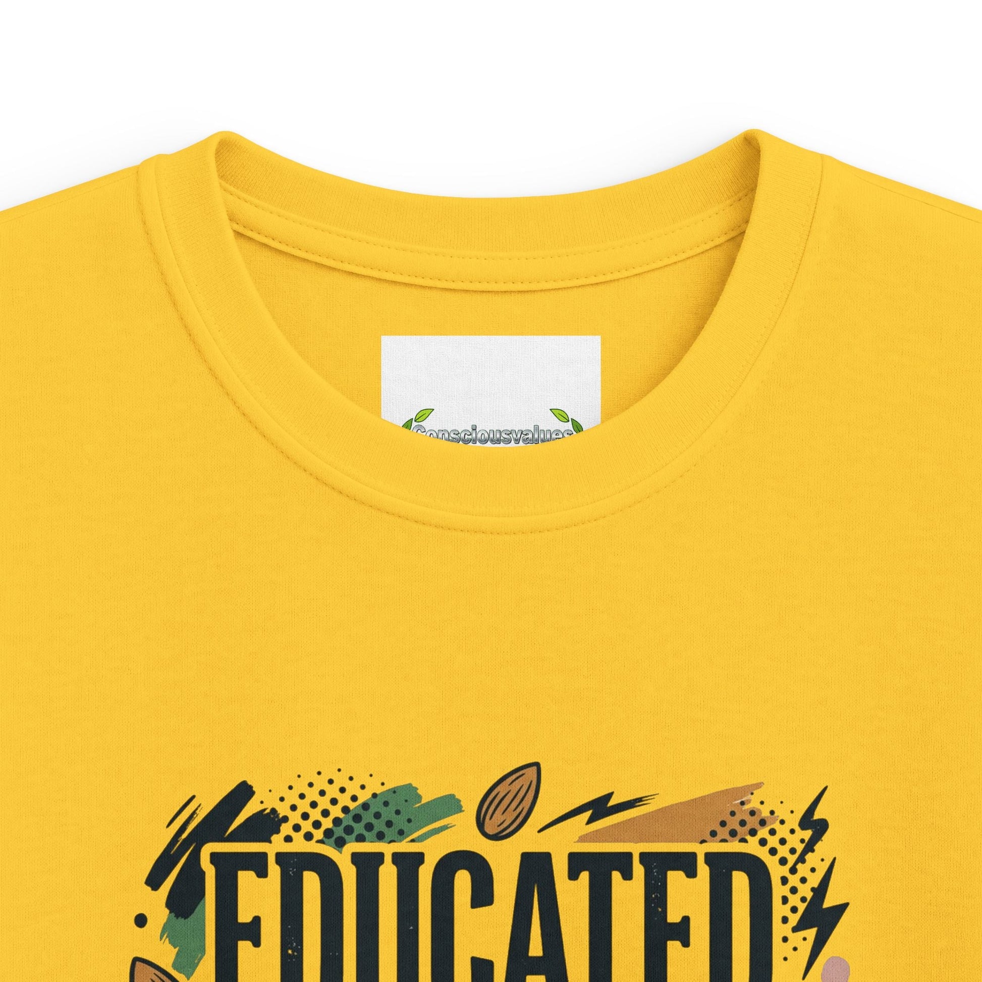 Kids Tee — "Educated, Agitated, and Well-Hydrated on Plant Milk" Graphic Tee - ConsciousValues