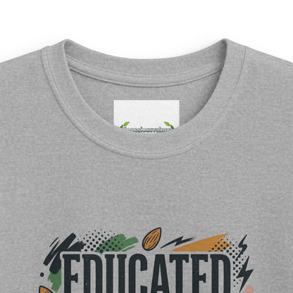 Kids Tee — "Educated, Agitated, and Well-Hydrated on Plant Milk" Graphic Tee - ConsciousValues