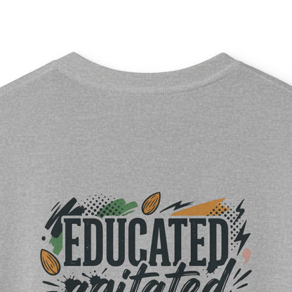 Kids Tee — "Educated, Agitated, and Well-Hydrated on Plant Milk" Graphic Tee - ConsciousValues