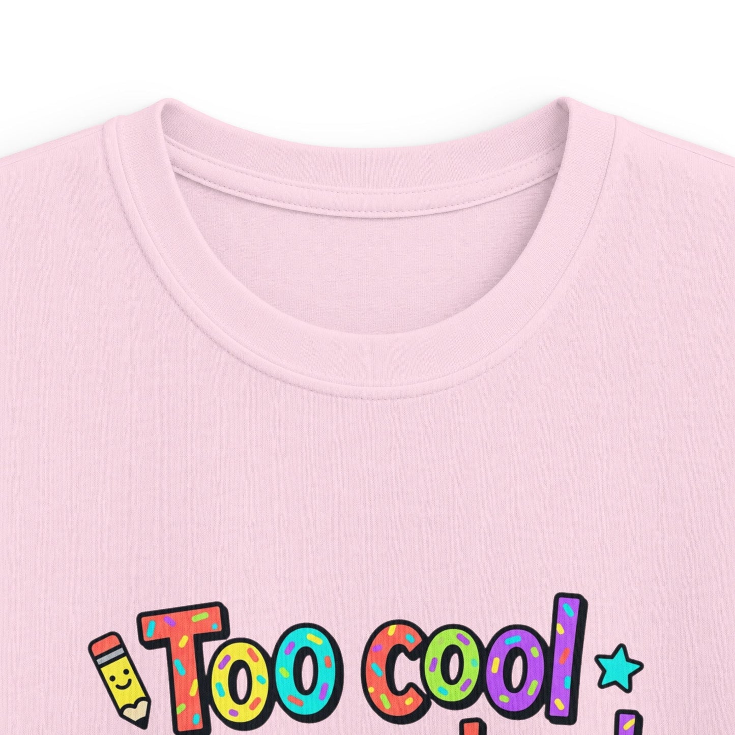 Kids Tee — "Too Cool for Preschool, Hello Elementary!" Back-to-School Shirt - ConsciousValues