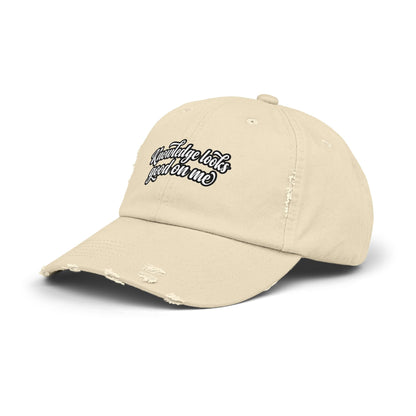 Knowledge Looks Good On Me Distressed Cap - ConsciousValues