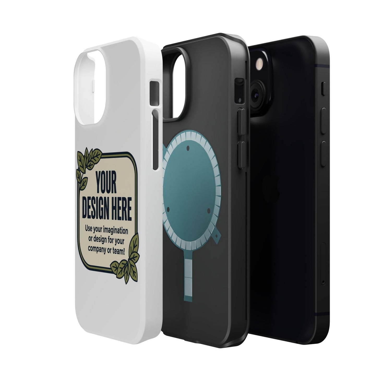 Magnetic Impact - Resistant Phone Case — Customizable Protective iPhone Cover - ConsciousValues