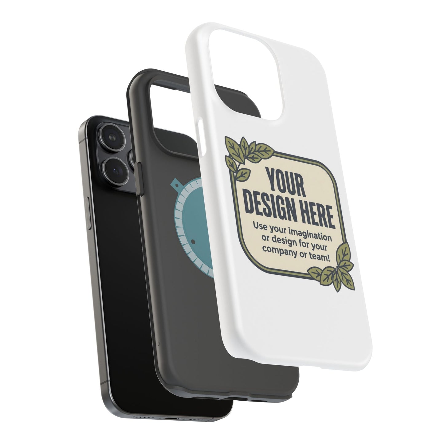 Magnetic Impact - Resistant Phone Case — Customizable Protective iPhone Cover - ConsciousValues
