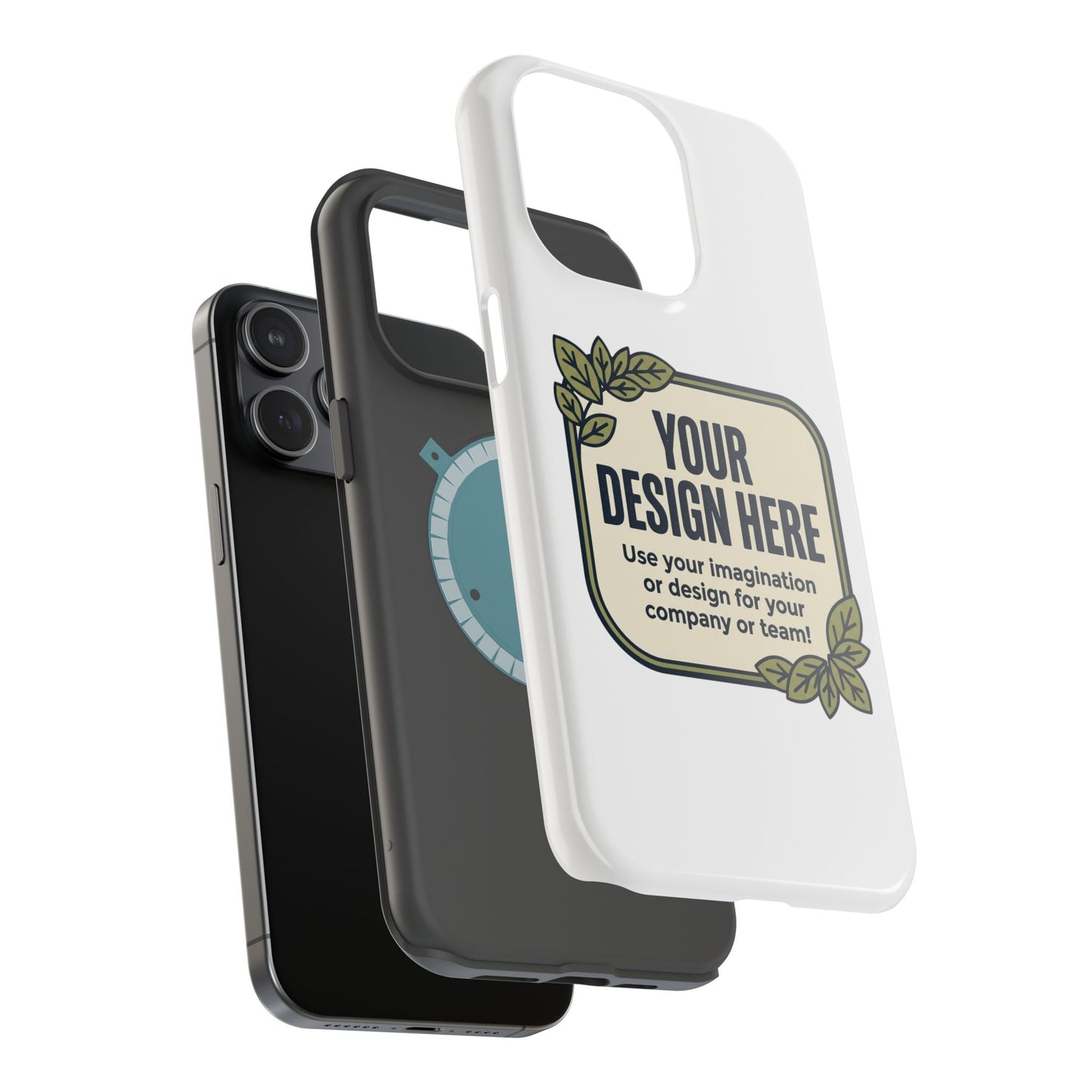 Magnetic Impact - Resistant Phone Case — Customizable Protective iPhone Cover - ConsciousValues