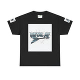 Metal AF Guitar Graphic Tee | Flying V Illustration, Retro Metal Logo - ConsciousValues