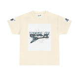 Metal AF Guitar Graphic Tee | Flying V Illustration, Retro Metal Logo - ConsciousValues