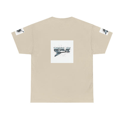 Metal AF Guitar Graphic Tee | Flying V Illustration, Retro Metal Logo - ConsciousValues