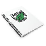 Metal AF Leaf crest Spiral Notebook | Ruled Line - ConsciousValues