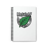 Metal AF Leaf crest Spiral Notebook | Ruled Line - ConsciousValues