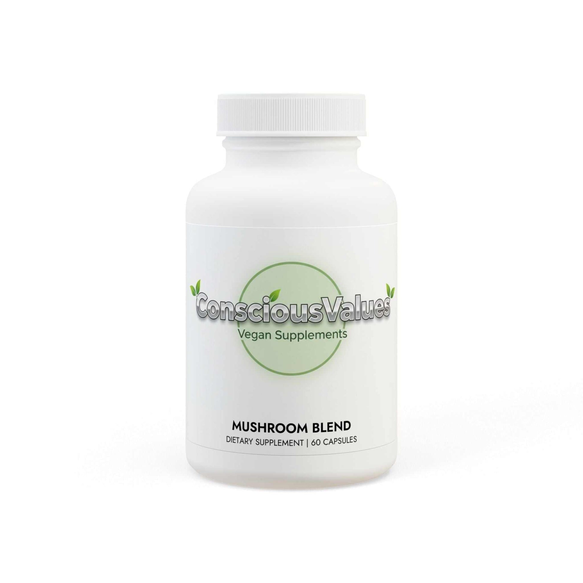 Mushroom Blend Supplement (60 Capsules) - ConsciousValues