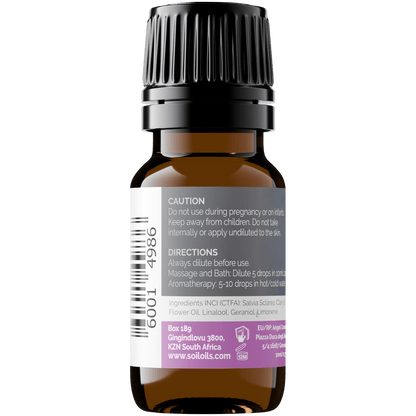 Organic Clary Sage Essential Oil (Salvia Sclarea ) 10ml - ConsciousValues