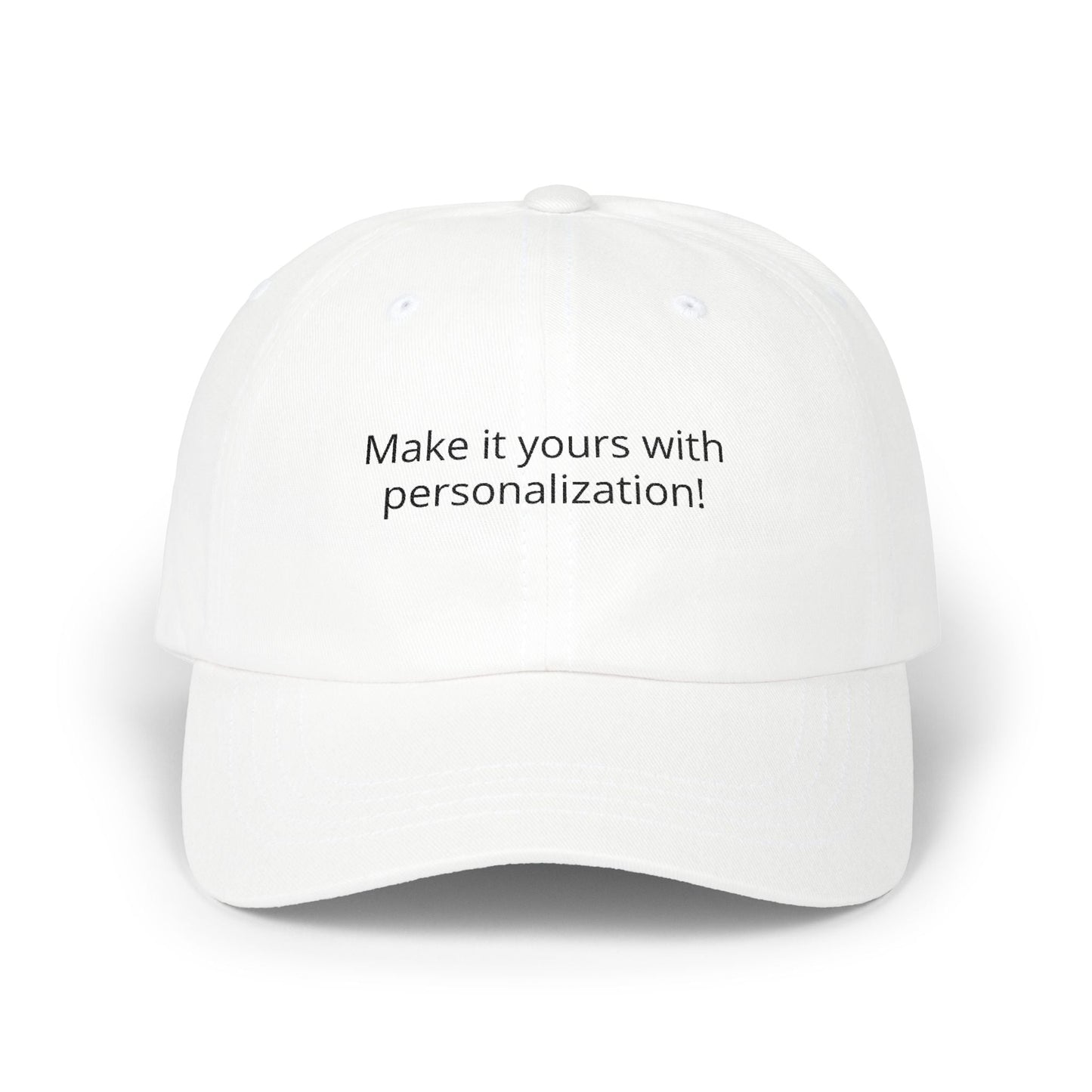 Personalized Text Dad Cap | Custom Embroidered Baseball Hat - ConsciousValues
