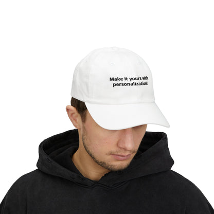 Personalized Text Dad Cap | Custom Embroidered Baseball Hat - ConsciousValues