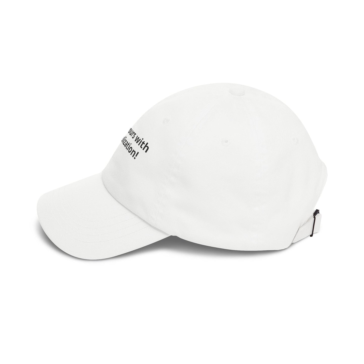 Personalized Text Dad Cap | Custom Embroidered Baseball Hat - ConsciousValues