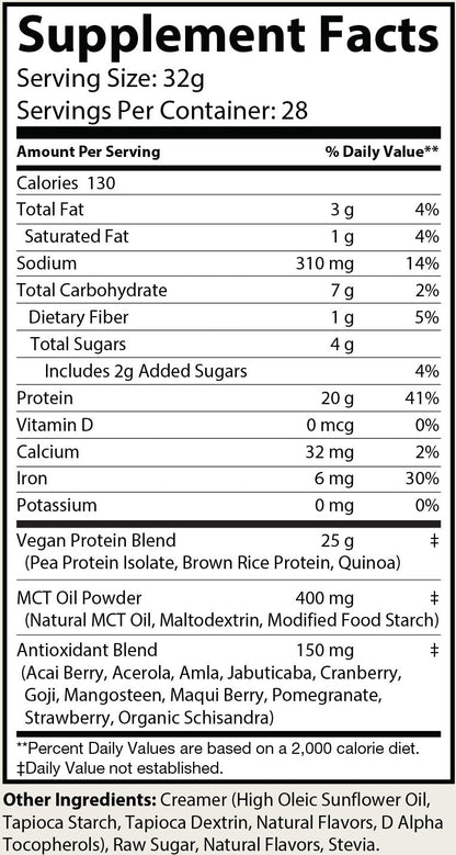 Pure Plant Protein Vanilla - ConsciousValues