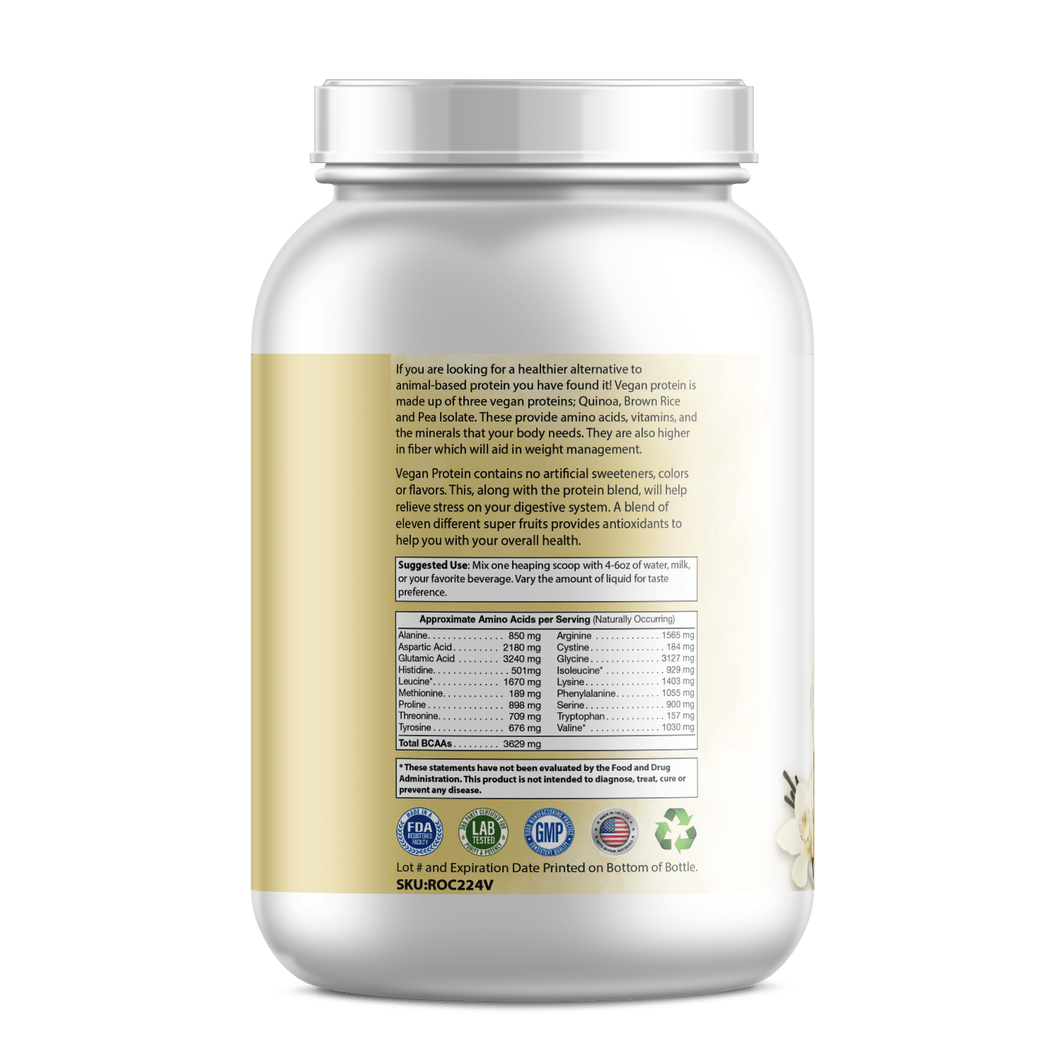 Pure Plant Protein Vanilla - ConsciousValues