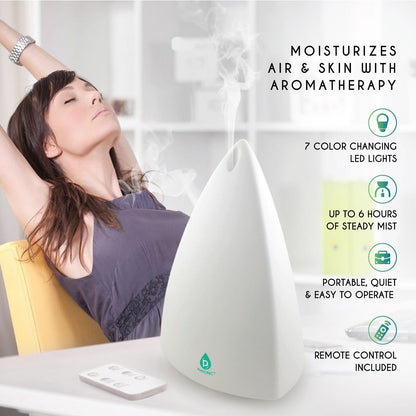 Pursonic Aromatherapy Diffuser & Essential Oil Set - Ultrasonic Top 3 Oils - ConsciousValues