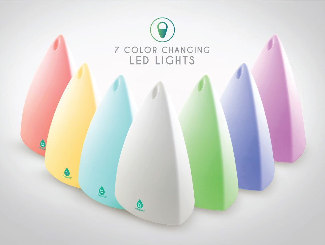 Pursonic Aromatherapy Diffuser & Essential Oil Set - Ultrasonic Top 3 Oils - ConsciousValues