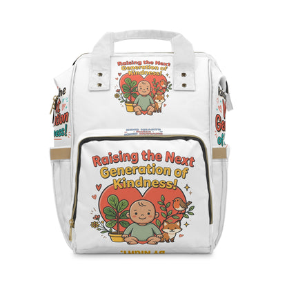 Raising the Next Generation of Kindness Diaper Backpack | Baby Parent Bag - ConsciousValues