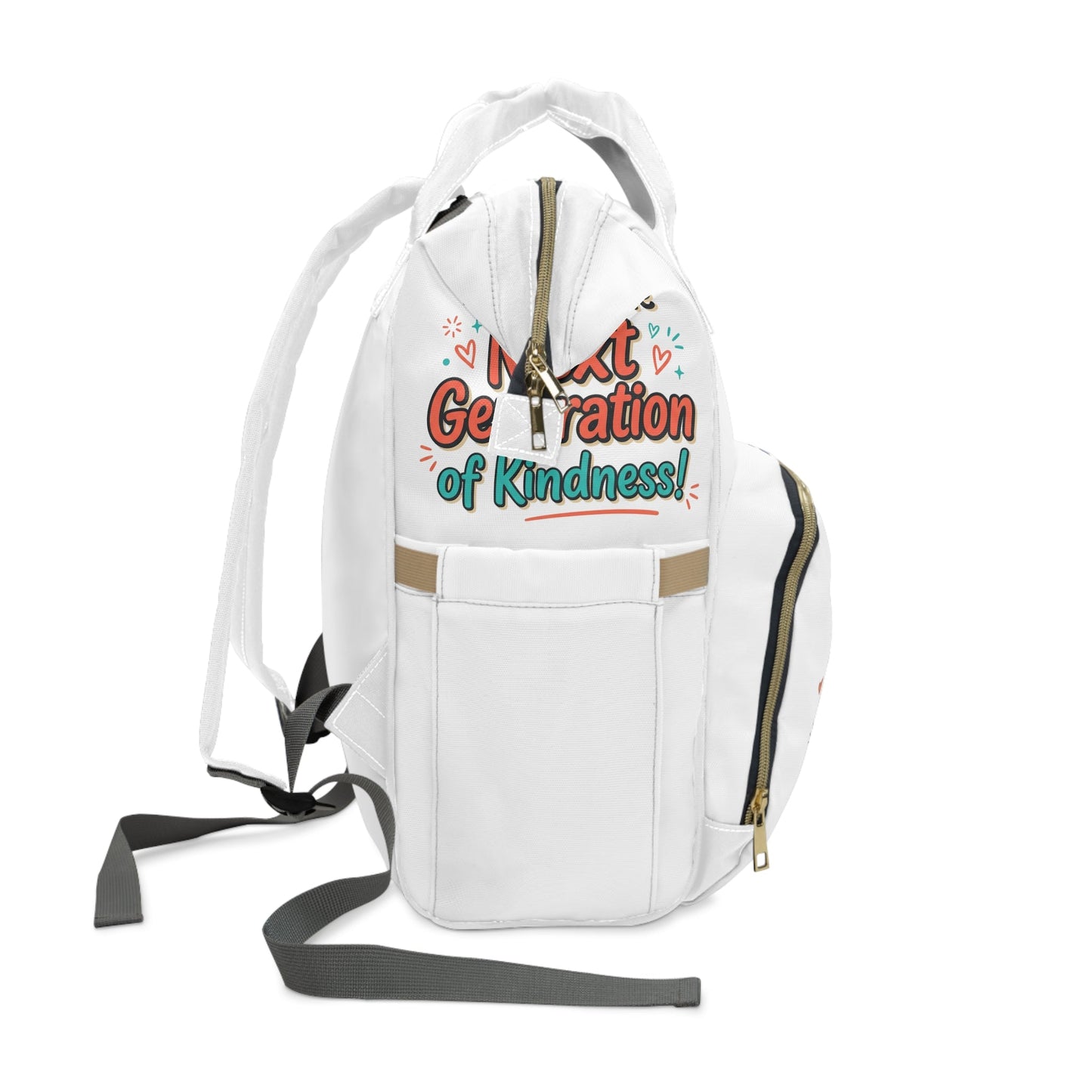 Raising the Next Generation of Kindness Diaper Backpack | Baby Parent Bag - ConsciousValues
