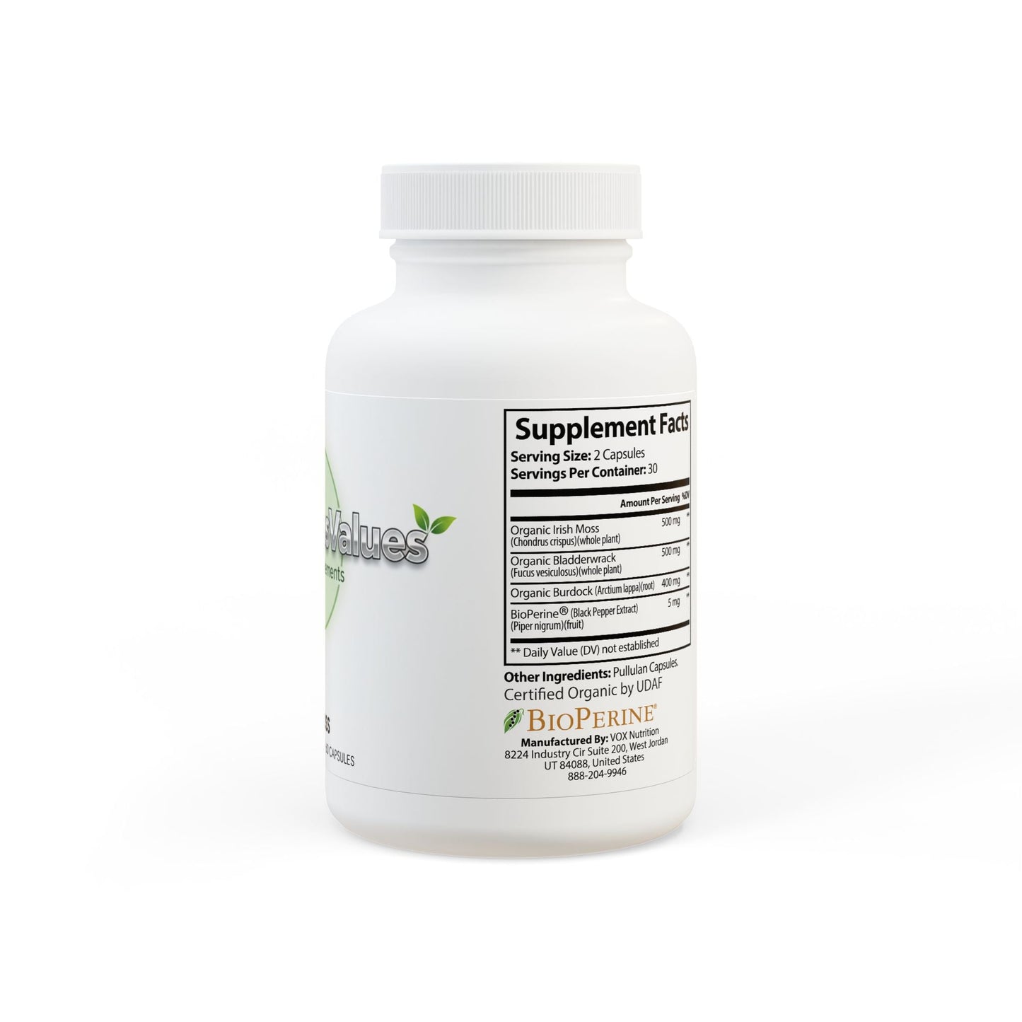 Sea Moss Supplement (60 Capsules) - ConsciousValues