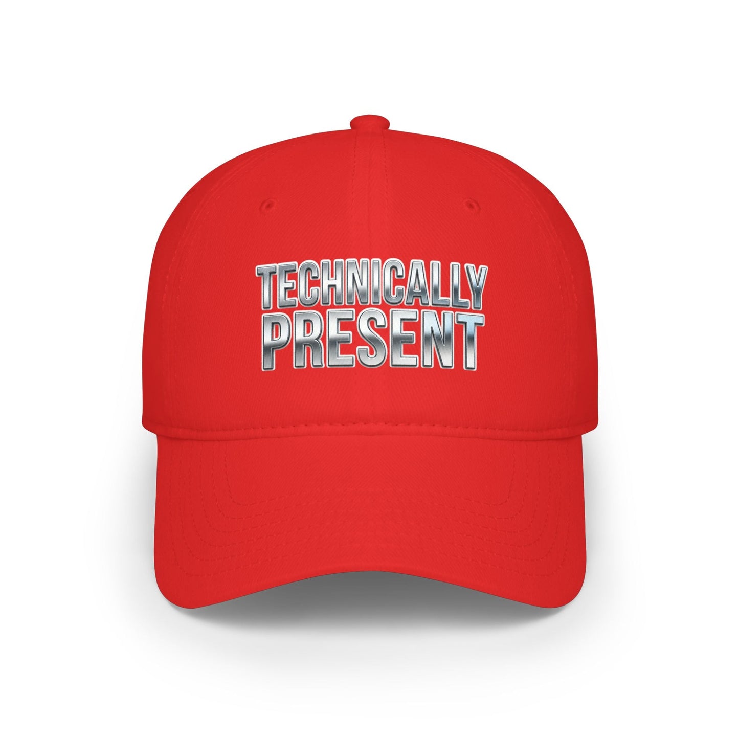 Technically Present Baseball Cap — Low Profile Tech Dad Hat - ConsciousValues