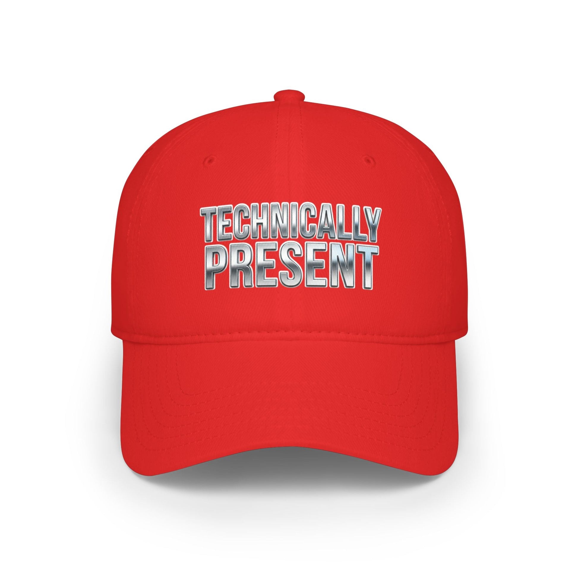 Technically Present Baseball Cap — Low Profile Tech Dad Hat - ConsciousValues