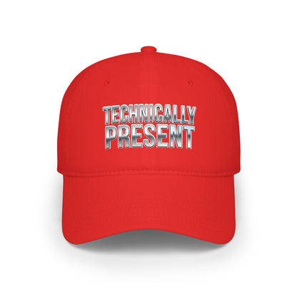 Technically Present Baseball Cap — Low Profile Tech Dad Hat - ConsciousValues