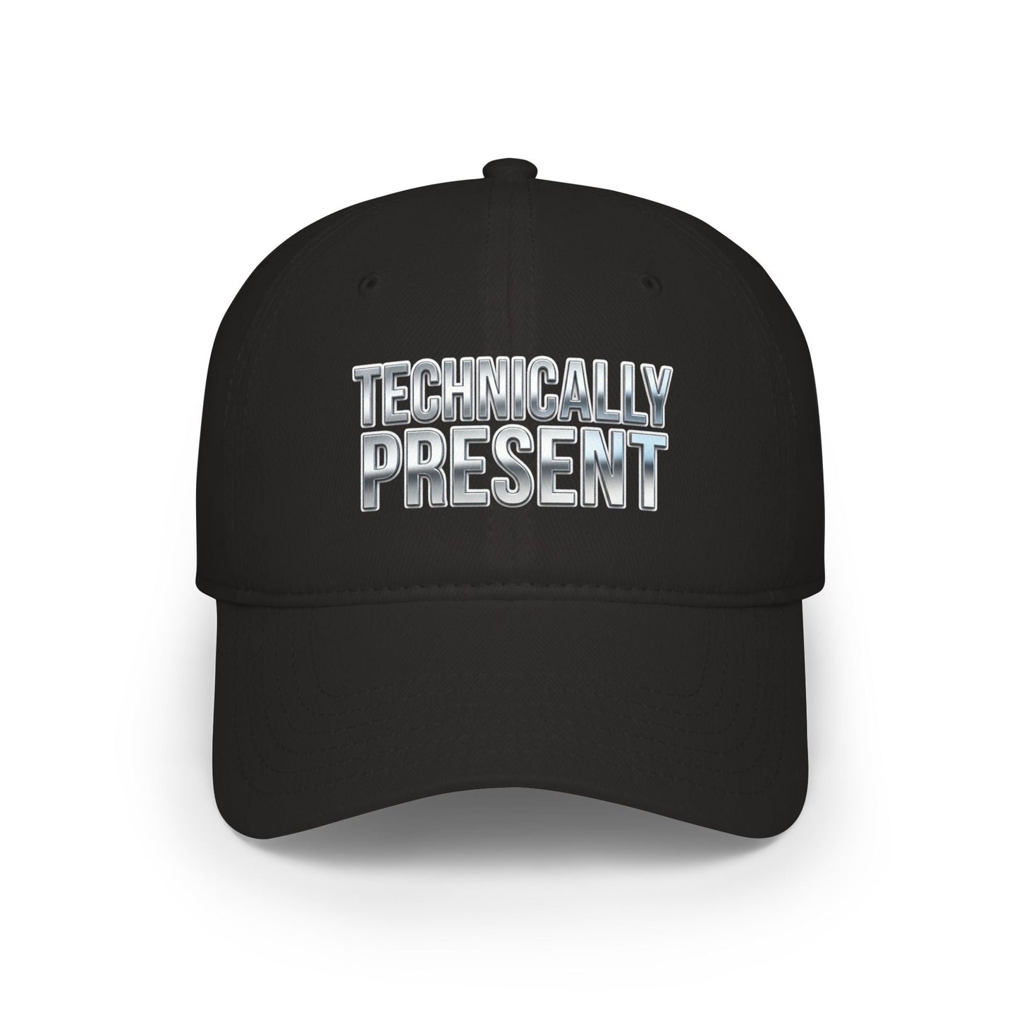 Technically Present Baseball Cap — Low Profile Tech Dad Hat - ConsciousValues