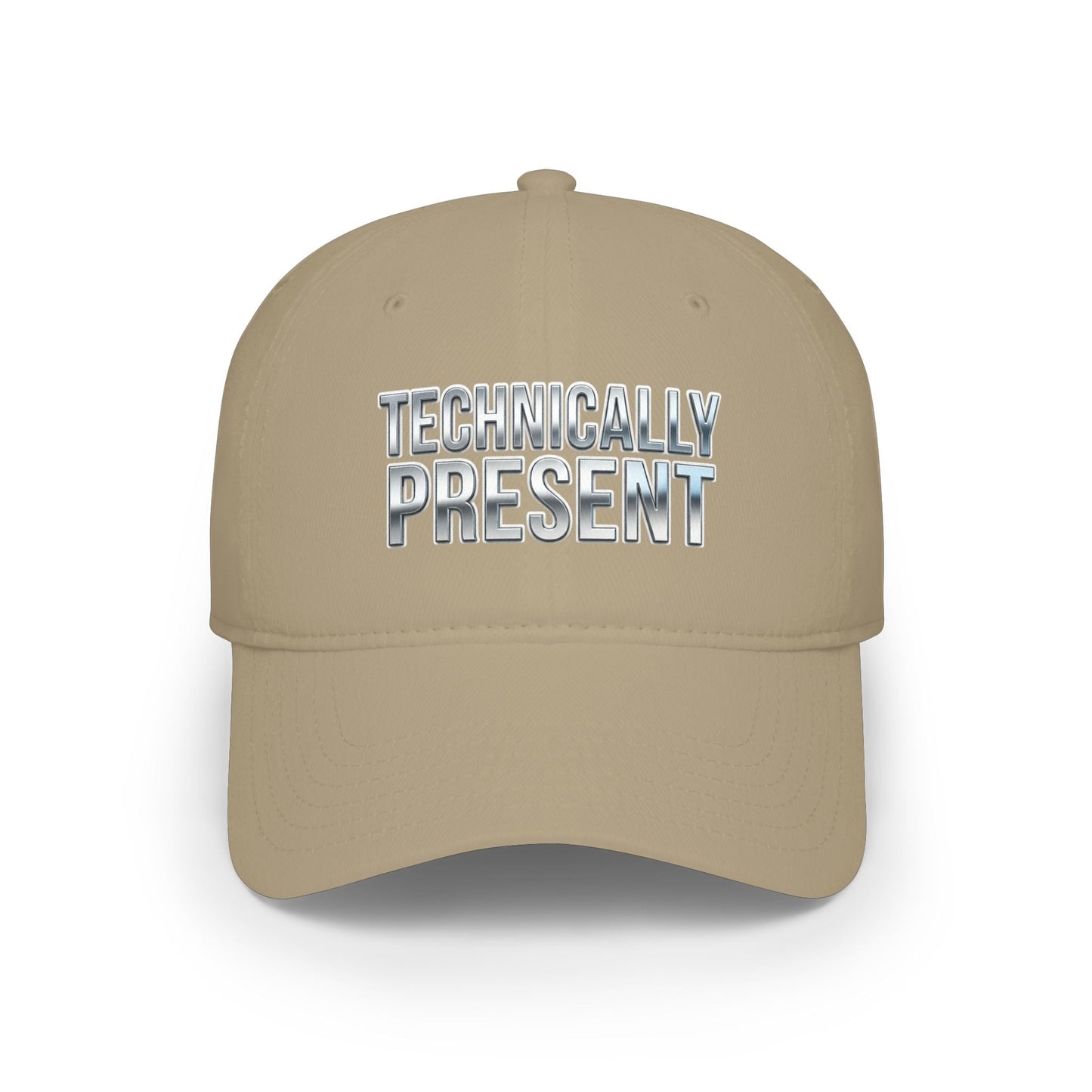 Technically Present Baseball Cap — Low Profile Tech Dad Hat - ConsciousValues