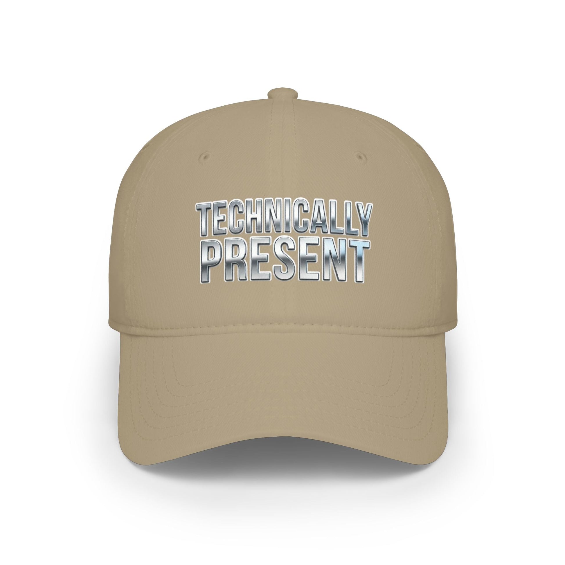 Technically Present Baseball Cap — Low Profile Tech Dad Hat - ConsciousValues