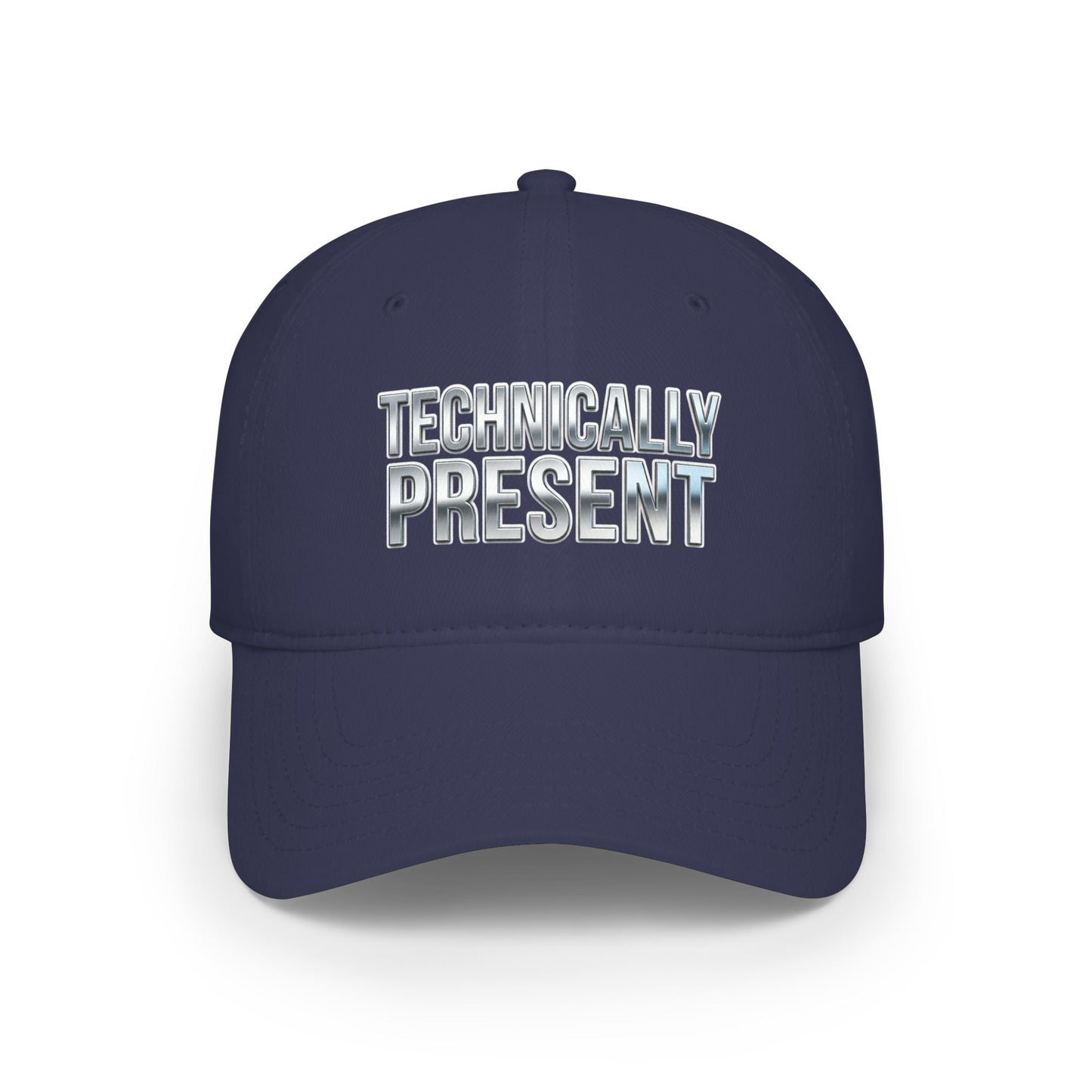 Technically Present Baseball Cap — Low Profile Tech Dad Hat - ConsciousValues