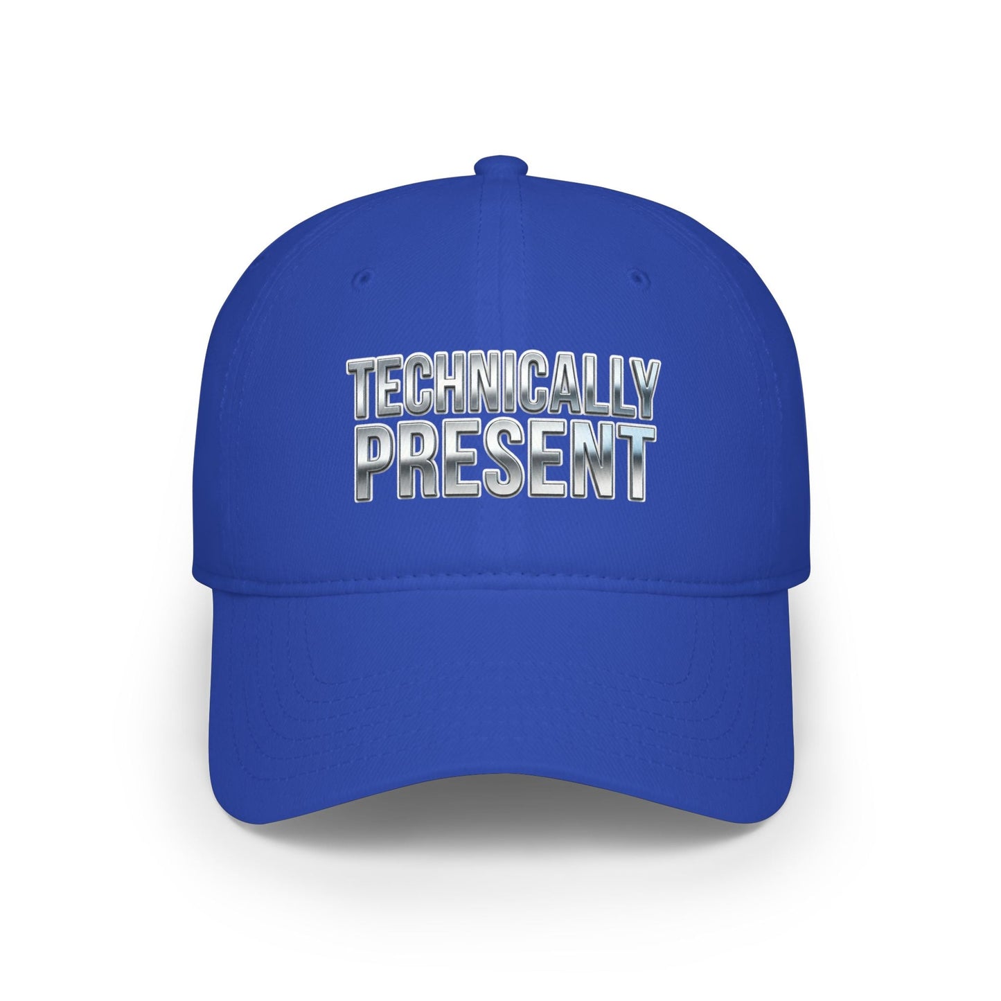 Technically Present Baseball Cap — Low Profile Tech Dad Hat - ConsciousValues