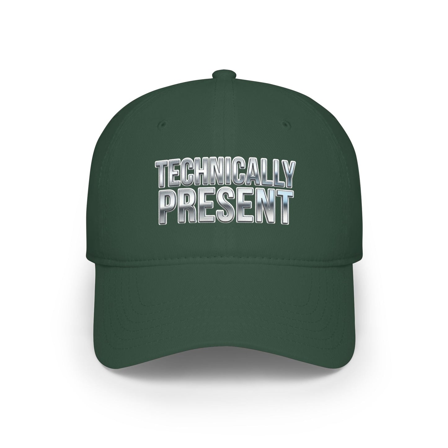 Technically Present Baseball Cap — Low Profile Tech Dad Hat - ConsciousValues