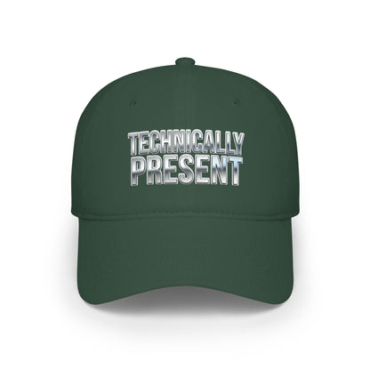 Technically Present Baseball Cap — Low Profile Tech Dad Hat - ConsciousValues