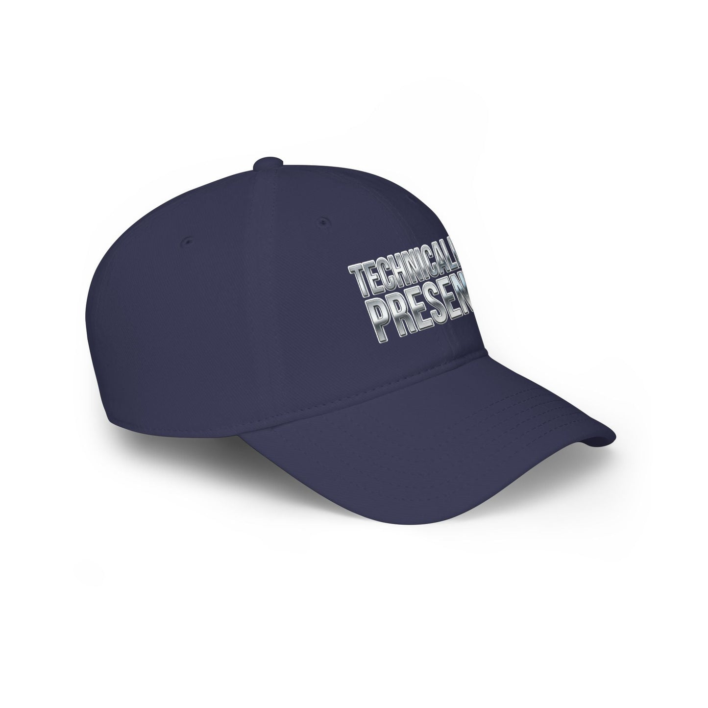 Technically Present Baseball Cap — Low Profile Tech Dad Hat - ConsciousValues