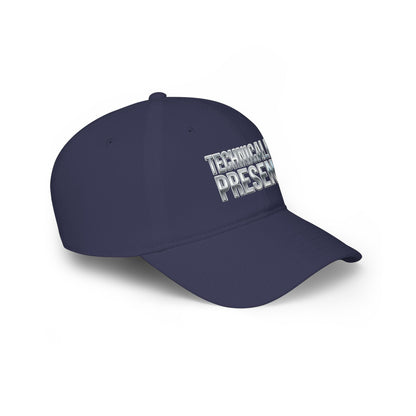 Technically Present Baseball Cap — Low Profile Tech Dad Hat - ConsciousValues