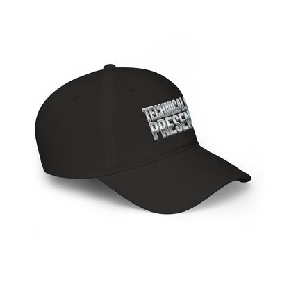 Technically Present Baseball Cap — Low Profile Tech Dad Hat - ConsciousValues