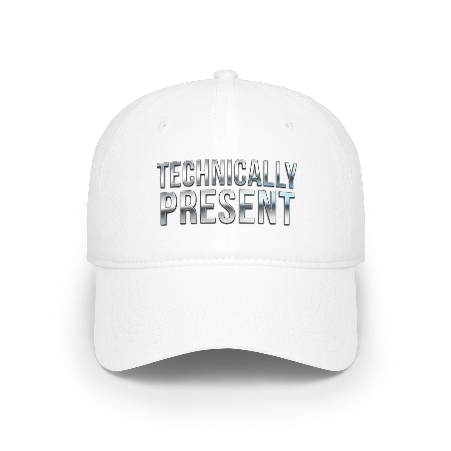 Technically Present Baseball Cap — Low Profile Tech Dad Hat - ConsciousValues