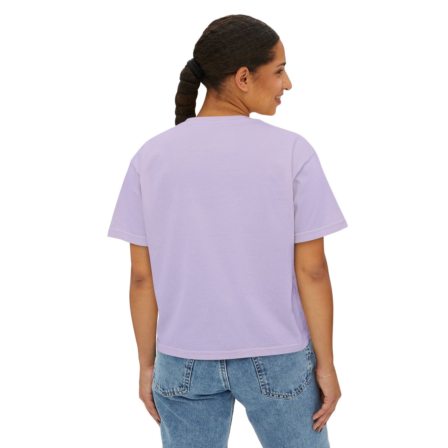 Vegan AF Boxy Tee Show Your Vegan Pride – Tropical Leaf Veganism Inspired Graphic Women's Shirt - ConsciousValues