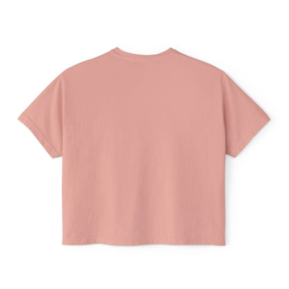 Vegan AF Boxy Tee Show Your Vegan Pride – Tropical Leaf Veganism Inspired Graphic Women's Shirt - ConsciousValues