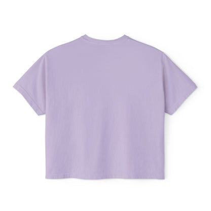 Vegan AF Boxy Tee Show Your Vegan Pride – Tropical Leaf Veganism Inspired Graphic Women's Shirt - ConsciousValues